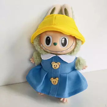 Мягкая игрушка в платье со шляпой, создайте свою собственную куклу, фотореквизит, одежда, воображение вверх