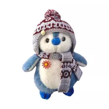 Мягкая игрушка в подарок, забавная новая мягкая успокаивающая кукла 27 One Size синий