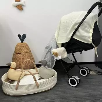 Мягкая игрушка в подарок Живая природа Утка Мягкая игрушка-утка | для детей Милая мягкая игрушка-утенок - Игривая легкость - Вечные компаньоны кофейный