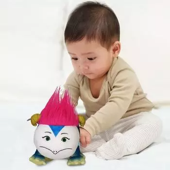 Мягкая игрушка в виде белки, подушка для хомяка, многофункциональный домашний декор, подарок в стиле аниме-фильма фиолетовый