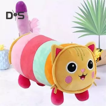 Мягкая игрушка в виде кошки, интерактивная кукла для детей, мягкая декоративная подушка, милый подарок на день рождения для девочек и мальчиков Cat