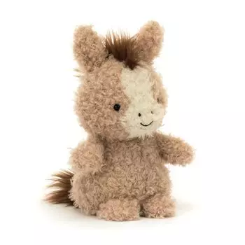 Мягкая игрушка в виде маленькой лошади Jellycat размером 7 дюймов, классическая мягкая игрушка в виде лошади и пони, детский подарок - -