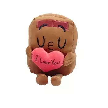 Мягкая игрушка в виде шоколадного животного Мультяшная мягкая игрушка в виде животного Детский подарок на день рождения One Size коричневый