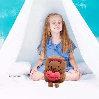 Мягкая игрушка в виде шоколадного животного Мультяшная мягкая игрушка в виде животного Детский подарок на день рождения One Size коричневый