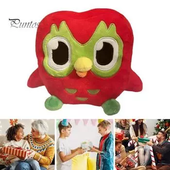 Мягкая игрушка в виде совы, мягкая подушка в виде животного, милая мультяшная подушка для сна в самолетах, мягкая кукла, которую можно обнимать, подарок на День святого Валентина, Рождество красный