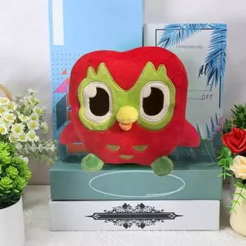 Мягкая игрушка в виде совы, мягкая подушка в виде животного, милая мультяшная подушка для сна в самолетах, мягкая кукла, которую можно обнимать, подарок на День святого Валентина, Рождество красный