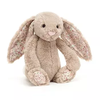Мягкая игрушка-зайчик Jellycat Blossom Bee Beige, размер M BLN3BB