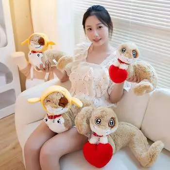 Мягкая игрушка змея, мягкая кукла-змея для детей, милый компаньон для объятий в виде змеи на день рождения, подарки на День святого Валентина S красный