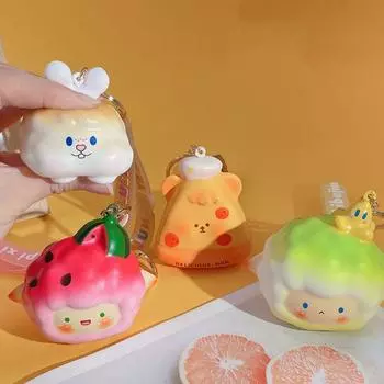 Мягкая имитация арбуза, кулон, медленно отскакивающий, куриные ножки, игрушки для щипков, креативный подарок Style A