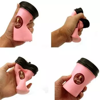 Мягкая искусственная кофейная чашка с медленным отскоком, игрушки, ремешок для мобильного телефона, брелок для хлеба, средство для снятия стресса, медленное