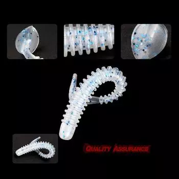 Мягкая искусственная приманка, 15 шт./лот, мягкая рыболовная приманка с Т-образным хвостом, джиг-головка, 7,5 см/2 г, мягкая приманка для рыбалки нахлыстом