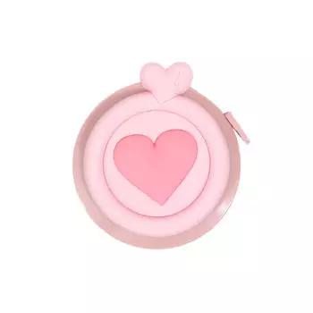 Мягкая измерительная лента Кожаная Мультяшная Мини Двойная Шкала Линейки Выдвижная Портативная Домашняя Рукодельная Измерения Измерительная Лента для Тела Ткани Шитья Портного Pink Lucky Hearts