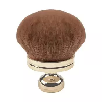 Мягкая кисть для макияжа с одной головкой, многофункциональная кисть для пудры, пудры, меда, супербольшая кисть. One Size золотой