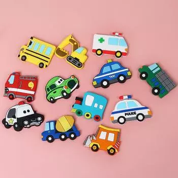 Мягкая клейкая наклейка на холодильник с рисунком, милое украшение для холодильника, детское просвещение, образовательный пост