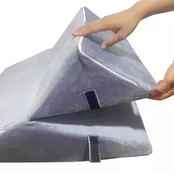 Мягкая клиновидная подушка с эффектом памяти на верхней части от Cushy Form Support Pillow Лучшая подушка для сна, чтения, отдыха или поднятия, ежедневные принадлежности CHINA