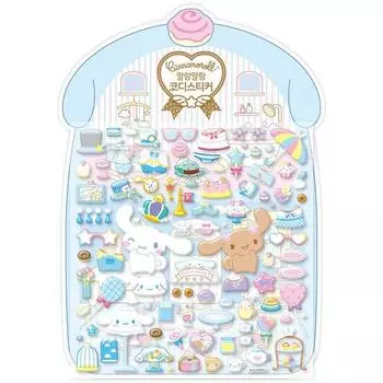 Мягкая координационная наклейка Dotty Dog Sanrio: Cinnamoroll, Dotty Dog, корейские игрушки.