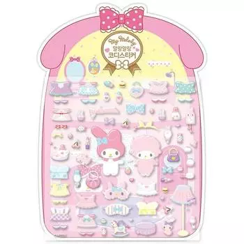 Мягкая координирующая наклейка Dotty Dog My Melody, популярные корейские игрушки Dotty Dog