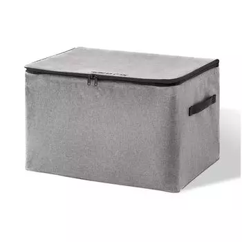 Мягкая коробка для доставки Iris Ohyama HG, не требующая приема, простая сборка, хранение, водонепроницаемая молния, водоотталкивающий материал, защитный замок с циферблатом, серый