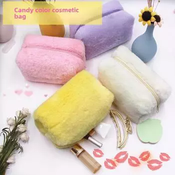 Мягкая косметичка Macaron: Милая и портативная сумочка 18*8*10cm