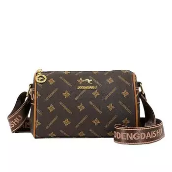 Мягкая кожа, большая вместительная сумка для пельменей, женская сумка через плечо с принтом белый