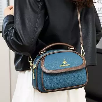 Мягкая кожа на женском плече сумка маленькая с клапаном сумка через плечо сумка-мессенджер сумка для девочки женская сумка