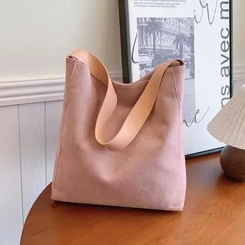 Мягкая кожаная большая сумка через плечо женская весенняя универсальная сумка через подмышку модная сумка-тоут коричневый