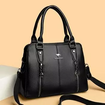 Мягкая кожаная многослойная женская сумка через плечо модная сумка через плечо кроссбоди высокого качества люксовый дизайнер