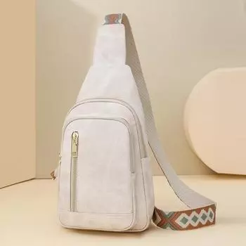 Мягкая кожаная нагрудная сумка, женская сумка через плечо, водоотталкивающая сумка на плечо, сумка для мобильного телефона, сумка с несколькими карманами синий