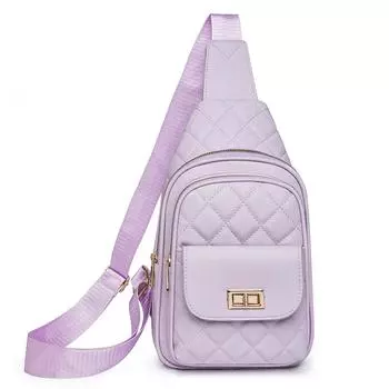 Мягкая кожаная нагрудная сумка, женская сумка на плечо, однотонная сумка через плечо, маленькая сумка для мобильного телефона, сумка с несколькими карманами зелёный