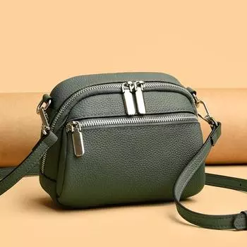 Мягкая кожаная сумка через плечо для женщин, кожаные сумки, кошелек для телефона Zero, роскошные сумки, новые