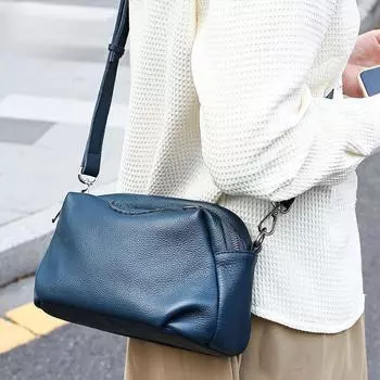 Мягкая кожаная сумка через плечо Универсальная женская сумка на одно плечо Модная сумка через плечо Рюкзак через плечо One Size