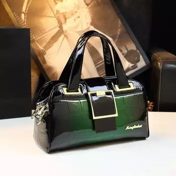 Мягкая кожаная сумка для мам среднего возраста, регулируемая ручка, ретро-подушка, маленькая сумка через плечо