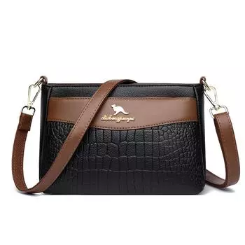 Мягкая кожаная сумка для женщин, винтажная сумка через плечо, роскошная дизайнерская сумка большой вместимости, женственная мода