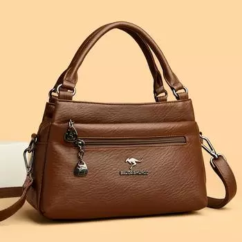 Мягкая кожаная сумка-мессенджер для женщин Crossbody Sac высококачественные сумки роскошные сумки