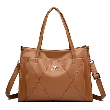 Мягкая кожаная сумка с множеством карманов для женщин, женская сумка через плечо, роскошная дизайнерская сумка высокого качества, новая