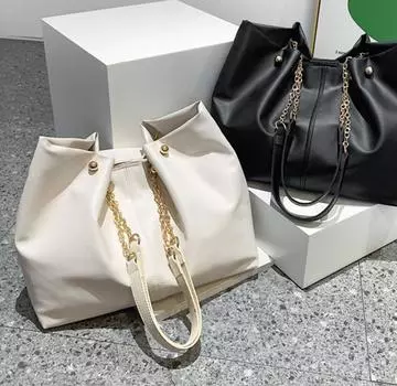 Мягкая кожаная сумка-тоут большой вместимости, нишевая и элитная, студенческая ручная сумка и сумка через плечо для занятий