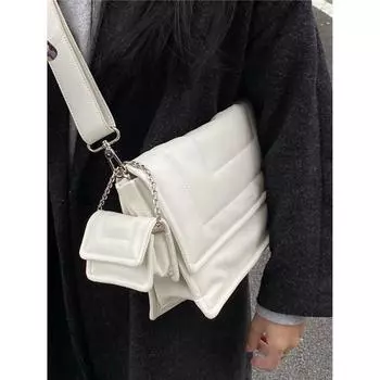 Мягкая кожаная сумка женская 2024 сумка-мессенджер женская сумка подмышкой сумка cloud большая вместимость high sense сумочка для поездок на работу сумка для мамы