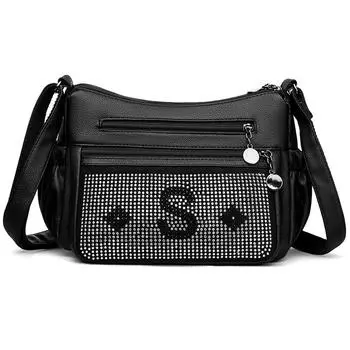 Мягкая кожаная сумка, женская сумка через плечо, сумка через плечо, женская сумка Average size