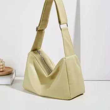 Мягкая кожаная женская сумка ленивый ветер широкий плечевой ремень универсальная сумка-мессенджер простая модная новая