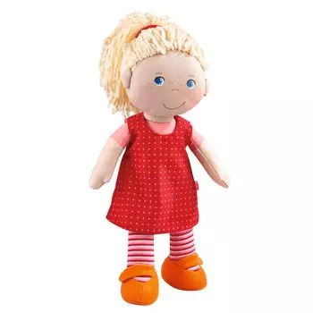 Мягкая кукла HABA Annelie со светлыми волосами и голубыми глазами 12