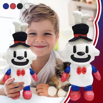 Мягкая кукла-игрушка (9 дюймов), Кукла-тряпка, подходит для девочек, подарок на день рождения, рождественский подарок в виде мягкой игрушки белый