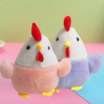 Мягкая кукла игрушка плюшевые украшения полностью заполнены мягкие животные мультфильм цыпленок плюшевые детские подарки 20cm розовый