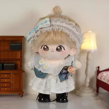 Мягкая кукла из хлопка 20 см, кукольная одежда из хлопка, свадебное платье, кавайная кукольная юбка, костюм, игрушка style 1