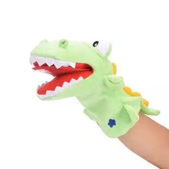 Мягкая кукла-марионетка в виде животного из мультфильма, перчатки для кукол, рассказывающие историю, детская интерактивная игрушка, животное, 28 см 28cm / 11.0in