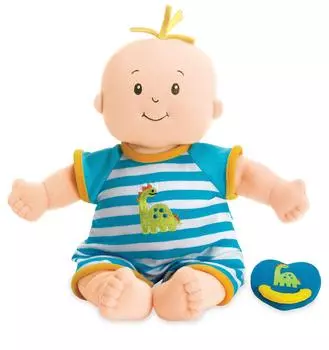 Мягкая кукла-младенец Manhattan Toys Baby Stella Boy для начинающих, возраст 15–1+, дюймы.