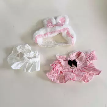 Мягкая кукольная одежда, комплект платьев, аксессуары для волос, реквизит для фотосъемки, очаровательные подарки, одежда