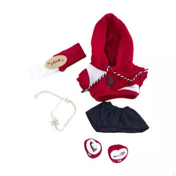 Мягкая кукольная одежда, стильная одежда для 15-17 см, мягкие игрушки для животных