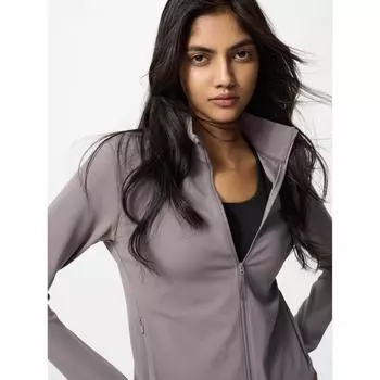 Мягкая куртка Uniqlo Airism на молнии 00 WHITE/WOMEN S