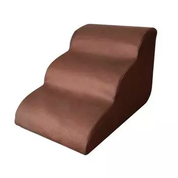 Мягкая лестница для домашних животных, пандус для маленьких кошек, щенков, противоскользящая лестница для собак, серая коричневый