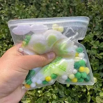 Мягкая липкая текстура Kawaii Jasmine Apple Cat Claw Toys Медленнодействующая декомпрессионная зажимающая игрушка one size